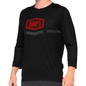 100%  Airmatic 3/4 Sleeve Jersey Black/Red Kerékpáros férfimez M