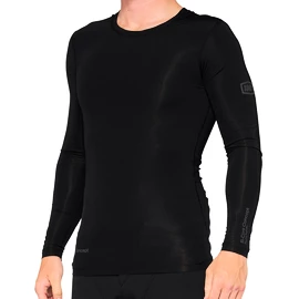 100%  R-Core Concept Long Sleeve Jersey Black Kerékpáros férfimez