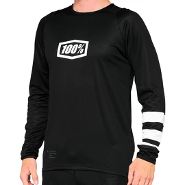 100% R-Core Youth Jersey Black/White Kerékpáros gyerekmez