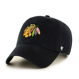 47 Brand NHL Chicago Blackhawks Black Baseballsapka