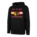 47 Brand  NHL Chicago Blackhawks BURNSIDE Pullover Hood Férfi-melegítőfelső M