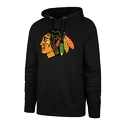 47 Brand  NHL Chicago Blackhawks Imprint ’47 BURNSIDE Hood Férfi-melegítőfelső