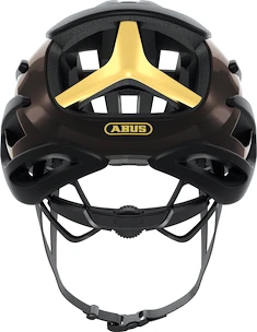 Abus  AirBreaker Black/Gold Kerékpáros sisak L