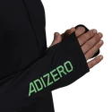 adidas  Adizero Warm 1/2 Zip LS Black Férfipóló