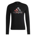 adidas  Fast Graphic LS Tee Black Férfipóló