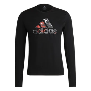 adidas  Fast Graphic LS Tee Black Férfipóló S