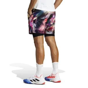 adidas  Melbourne Ergo Tennis Graphic Shorts Multicolor/Black Férfirövidnadrág XXL