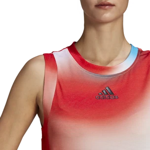 adidas  Melbourne Printed Match Tank White/Red/Blue Női ujjatlan póló