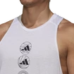 adidas  Run Logo Tank White Ujjatlan póló férfiaknak