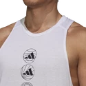 adidas  Run Logo Tank White Ujjatlan póló férfiaknak