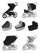 Babakocsi sportive Thule Urban Glide 3 Black + Mózeskosár Black SET 7in1