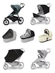 Babakocsi sportive Thule Urban Glide 3 Mid blue + Mózeskosár Soft beige SET 7in1