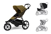 Babakocsi sportive Thule Urban Glide 3 Nutria green + Biztonsági rúd + Esővédelem