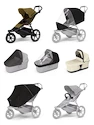 Babakocsi sportive Thule Urban Glide 3 Nutria green + Mózeskosár Soft beige SET 7in1