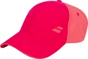 Babolat  Basic Logo Cap Junior Red Rose  Baseballsapka