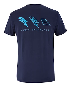 Babolat  Drive Cotton Tee Blue Férfipóló