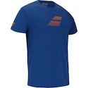 Babolat  Exercise Big Flag Tee Men Dark Blue Férfipóló