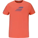 Babolat  Exercise Big Flag Tee Men Hot Coral Férfipóló