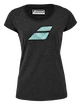 Babolat  Exercise Flag Tee Women Black Heather Női póló L