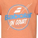 Babolat  Exercise Graphic Tee Boy Vibrant Orange Gyerekpóló