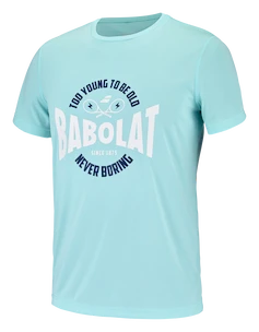 Babolat  Exercise Graphic Tee Men Angel Blue Férfipóló XXL