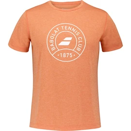 Babolat Exercise Graphic Tee Men Vibrant Orange Férfipóló