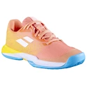 Babolat Jet Mach 3 All Court Girl Coral/Gold Fusion  Gyerekteniszcipő