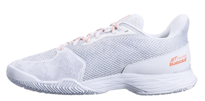 Babolat Jet Tere Clay White/Living Coral  Női teniszcipő