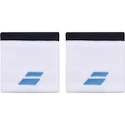 Babolat  Logo Wristband White/Drive Blue Csuklópántok