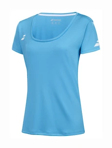 Babolat  Play Cap Sleeve Top Girl Cyan Blue Lánykapóló 8 - 10 év