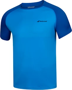 Babolat  Play Club Crew Neck Tee Blue Gyerekpóló 8 - 10 év