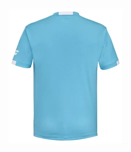 Babolat  Play Crew Neck Tee Boy Cyan Blue Gyerekpóló