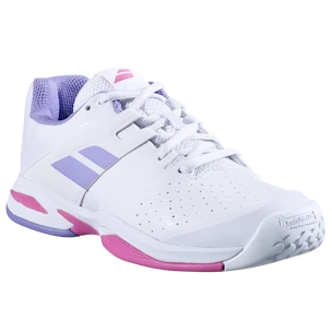 Babolat Propulse All Court Junior Girl White/Lavender  Gyerekteniszcipő