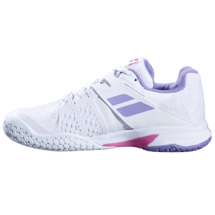 Babolat Propulse All Court Junior Girl White/Lavender  Gyerekteniszcipő