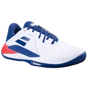 Babolat Propulse Fury 3 Clay Men White/Estate Blue  Férfiteniszcipő