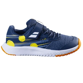 Babolat Pulsion Kid All Court Boy Blue/Yellow Gyerekteniszcipő