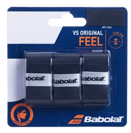 Babolat VS Grip Original X3 (3 Pack) Black Felső nyélvédő overgrip