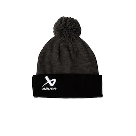 Bauer 2Tone Knit Pom Black/Grey Youth Kötött sapka