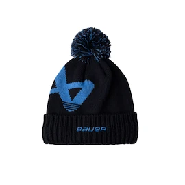 Bauer Intarsia Knit Pom Navy/Blue Youth Kötött sapka