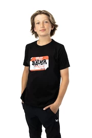 Bauer  Name Tag Tee Black Gyerekpóló