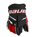 Bauer Supreme M3 Black/Red Junior Hokikesztyűk 11 hüvelyk