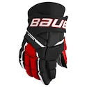 Bauer Supreme M3 Black/Red Senior Hokikesztyűk 14 hüvelyk