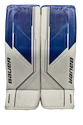 Bauer Supreme Mach - MTO white/blue Senior Kapus lábszárvédők XL