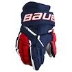 Bauer Supreme MACH Navy/Red/White Senior Hokikesztyűk 15 hüvelyk