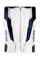 Bauer Supreme Shadow White/Navy Senior Kapus lábszárvédők