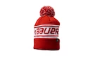 Bauer  Team Ribbed Pom Red  Kötött sapka