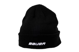 Bauer Team Ribbed Toque Black Senior Kötött sapka