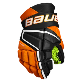 Bauer Vapor 3X Black/Orange Junior Hokikesztyűk