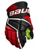 Bauer Vapor 3X Black/Red Junior Hokikesztyűk