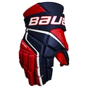 Bauer Vapor 3X Navy/Red/White Senior Hokikesztyűk 14 hüvelyk